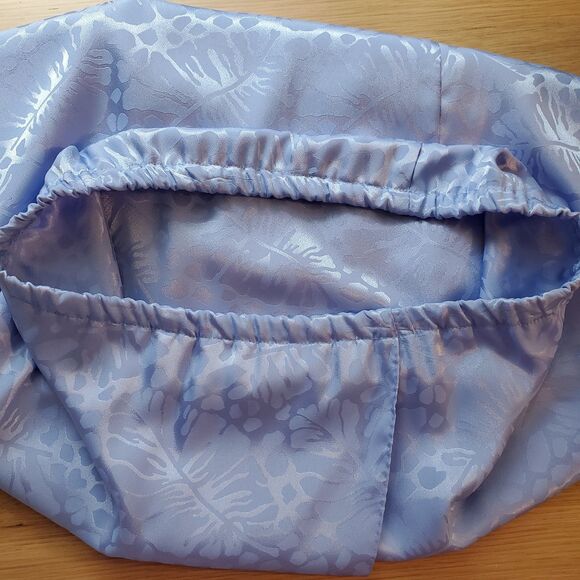 Vintage 80s Periwinkle Leaf Tulip Skirt - Picture 5 of 5